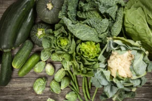 Natural Food that contains magnesium : Leafy Green Vegetables
