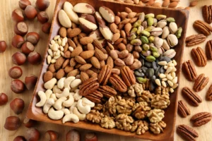 Natural Food that contains magnesium : Nuts & Seeds