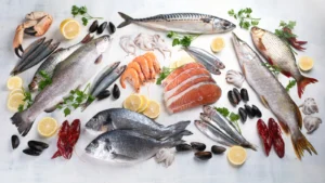 foods rich in iron for infants : Fish