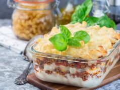 Eggplant And Ground Beef Pasta Gratin Eggplant And Ground Beef Pasta Gratin